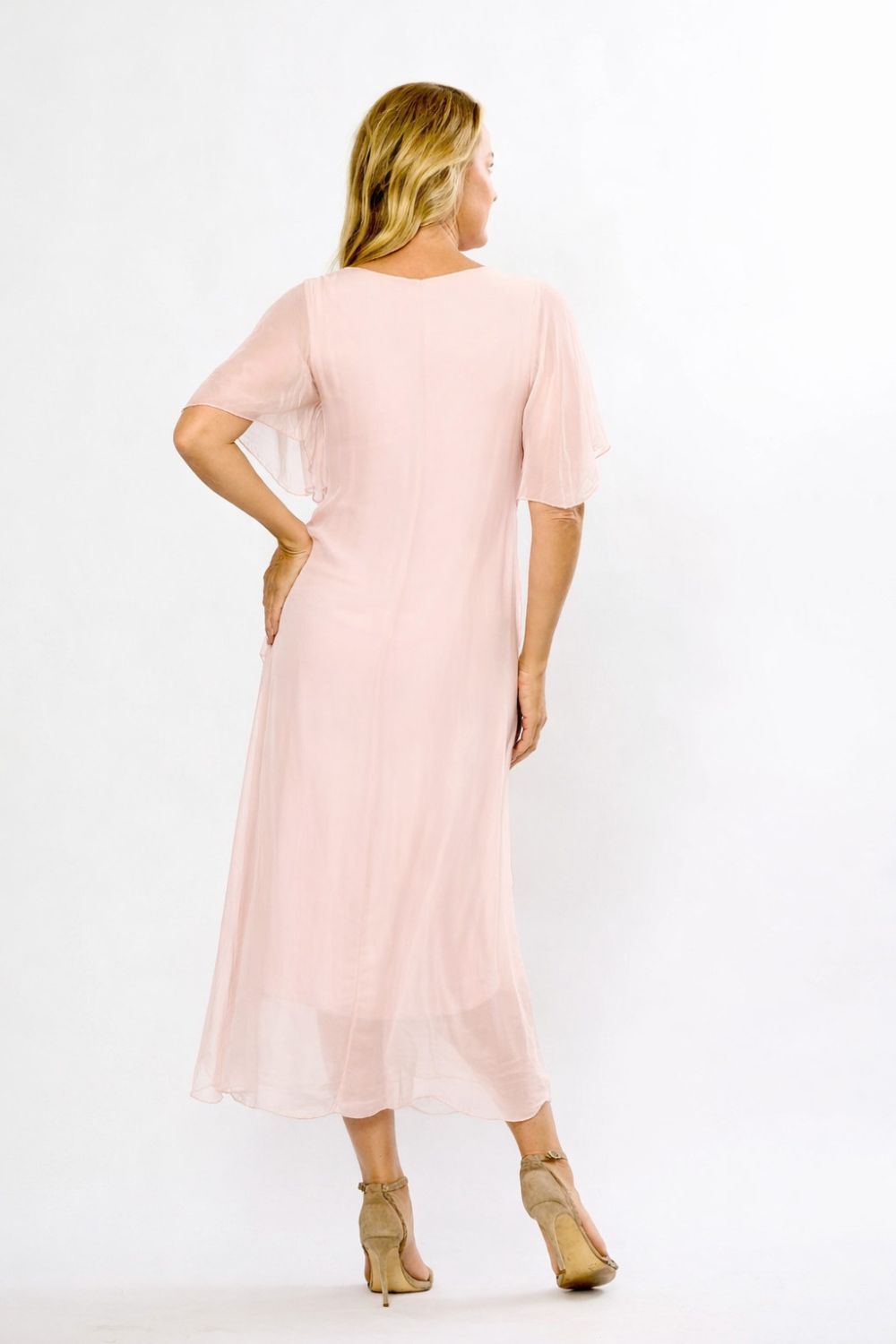 Frilled Dress | Pink