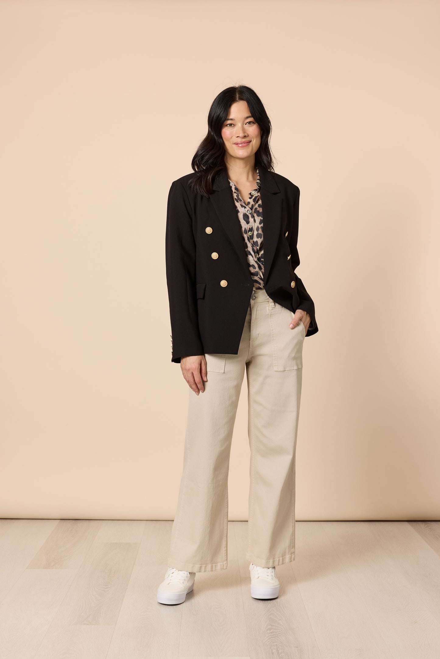 Hudson Wide Leg Jean | Natural