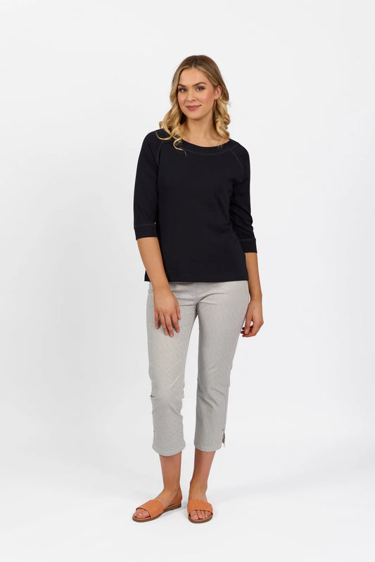 3/4 Sleeve Top | Ink