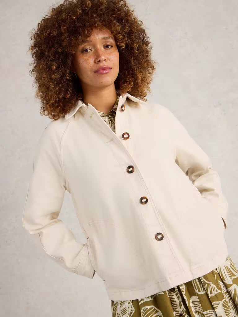 Eden Denim Jacket | Light Natural