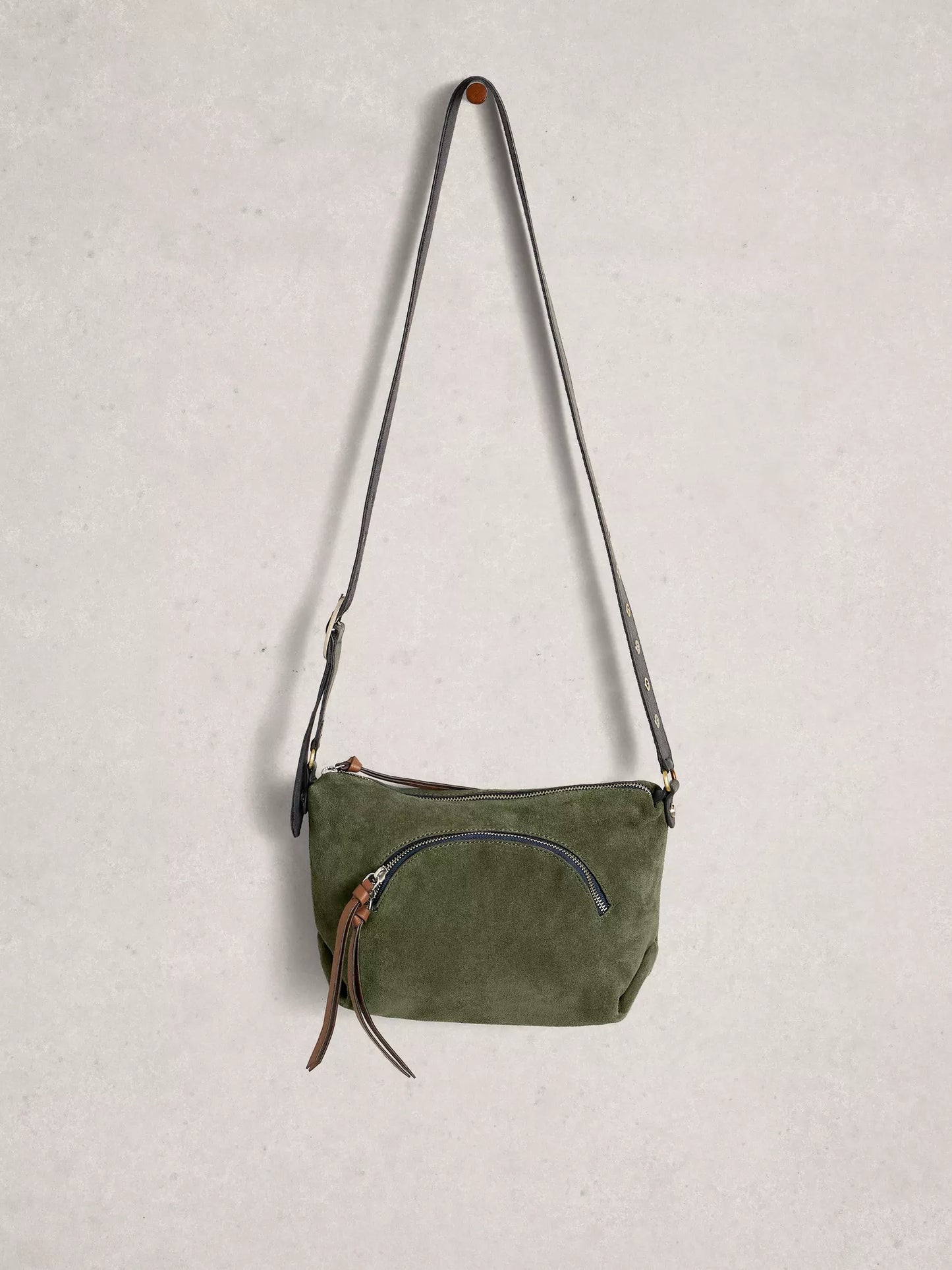 Hollie Crossbody Bag | Khaki Green