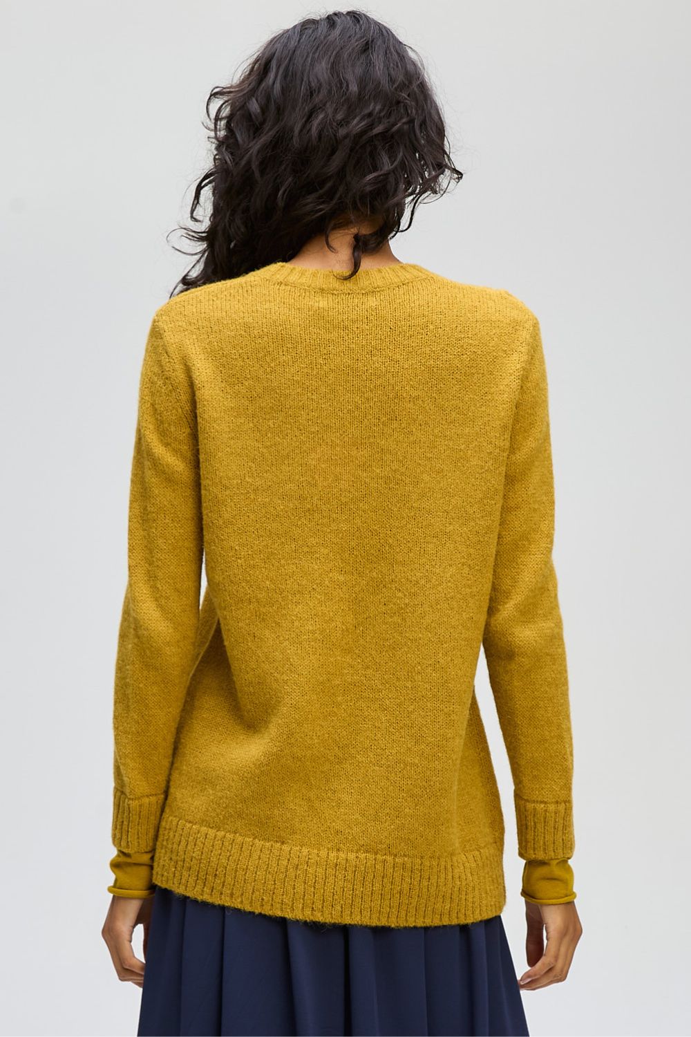 Button Detail Jumper | Ochre