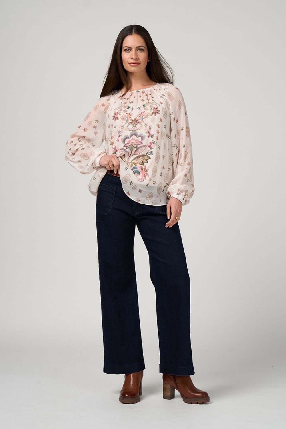 Antoinette Top | Bone Multi