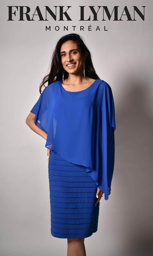 Knee Length Sheath Dress. | Royal