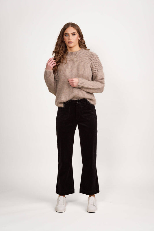 Daily Wider Cord Pant | Black