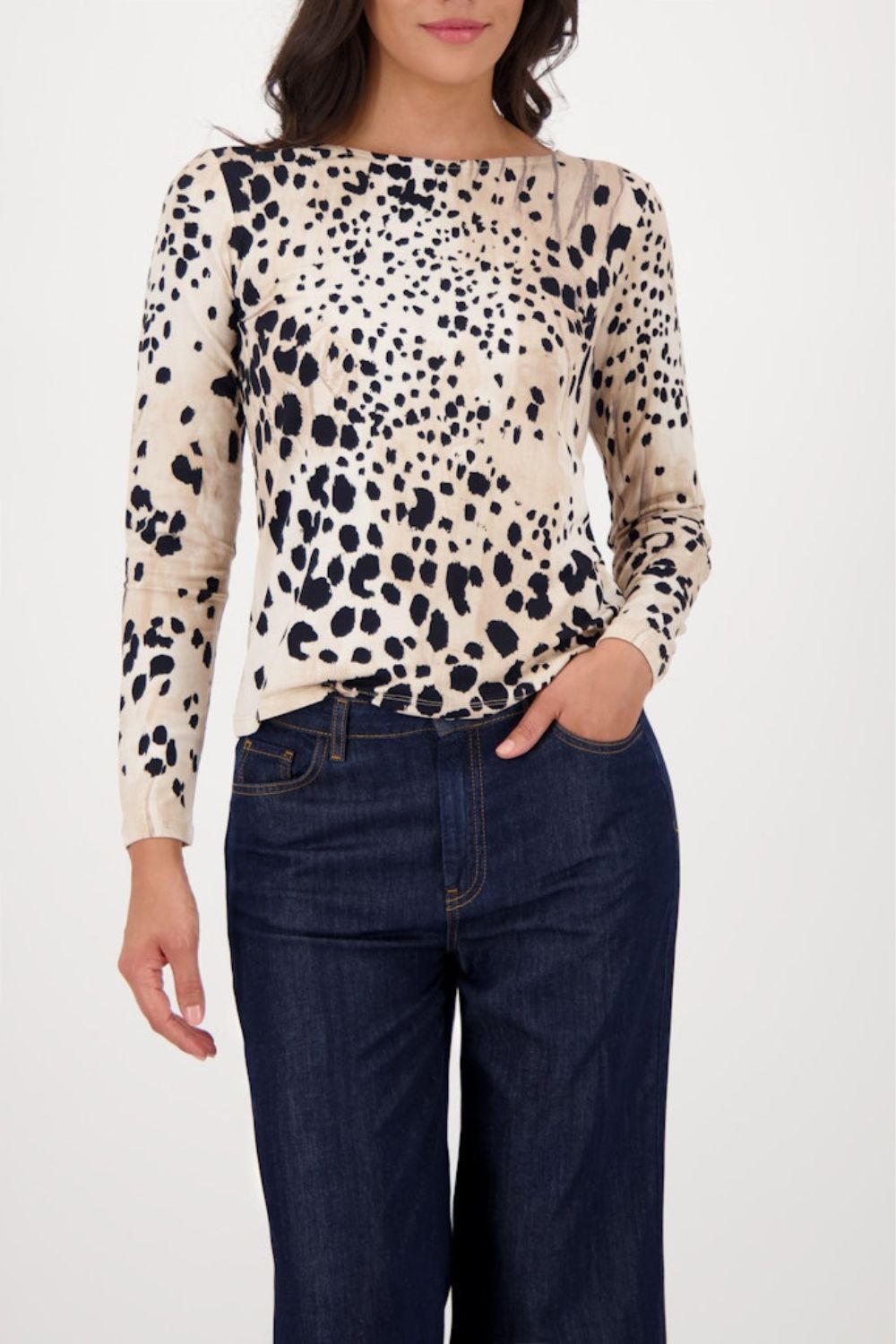 Leopard Long Sleeve Top | Leopard