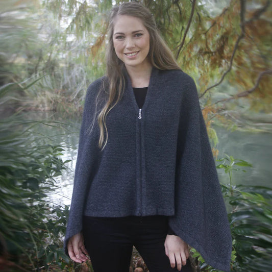 Zippered Wrap | Charcoal