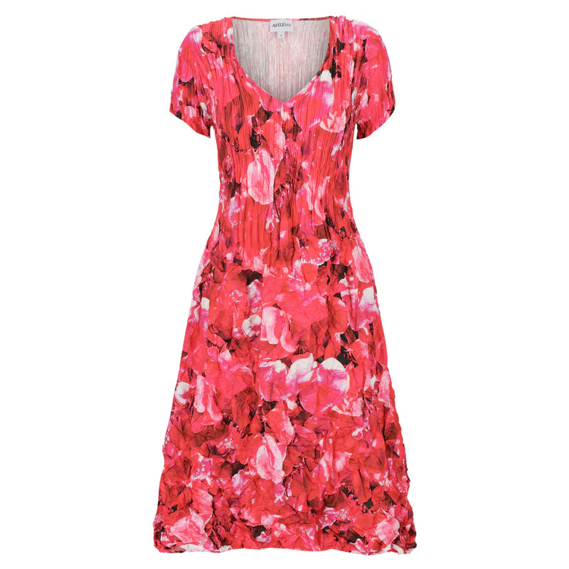 Short Sleeve Smash Pocket Dress | Peachy Pea