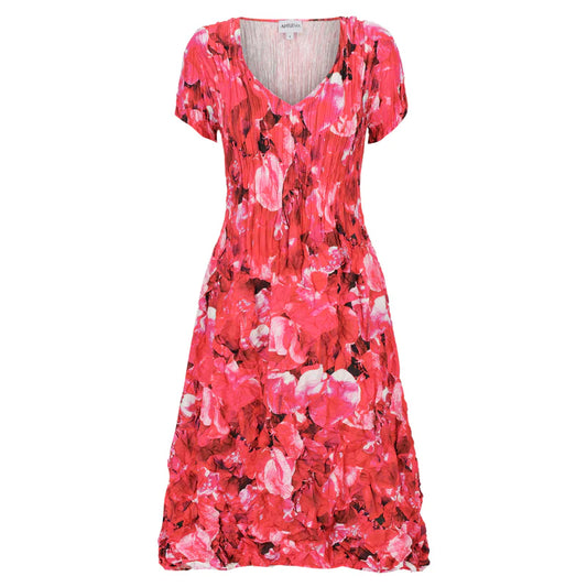 Short Sleeve Smash Pocket Dress | Peachy Pea