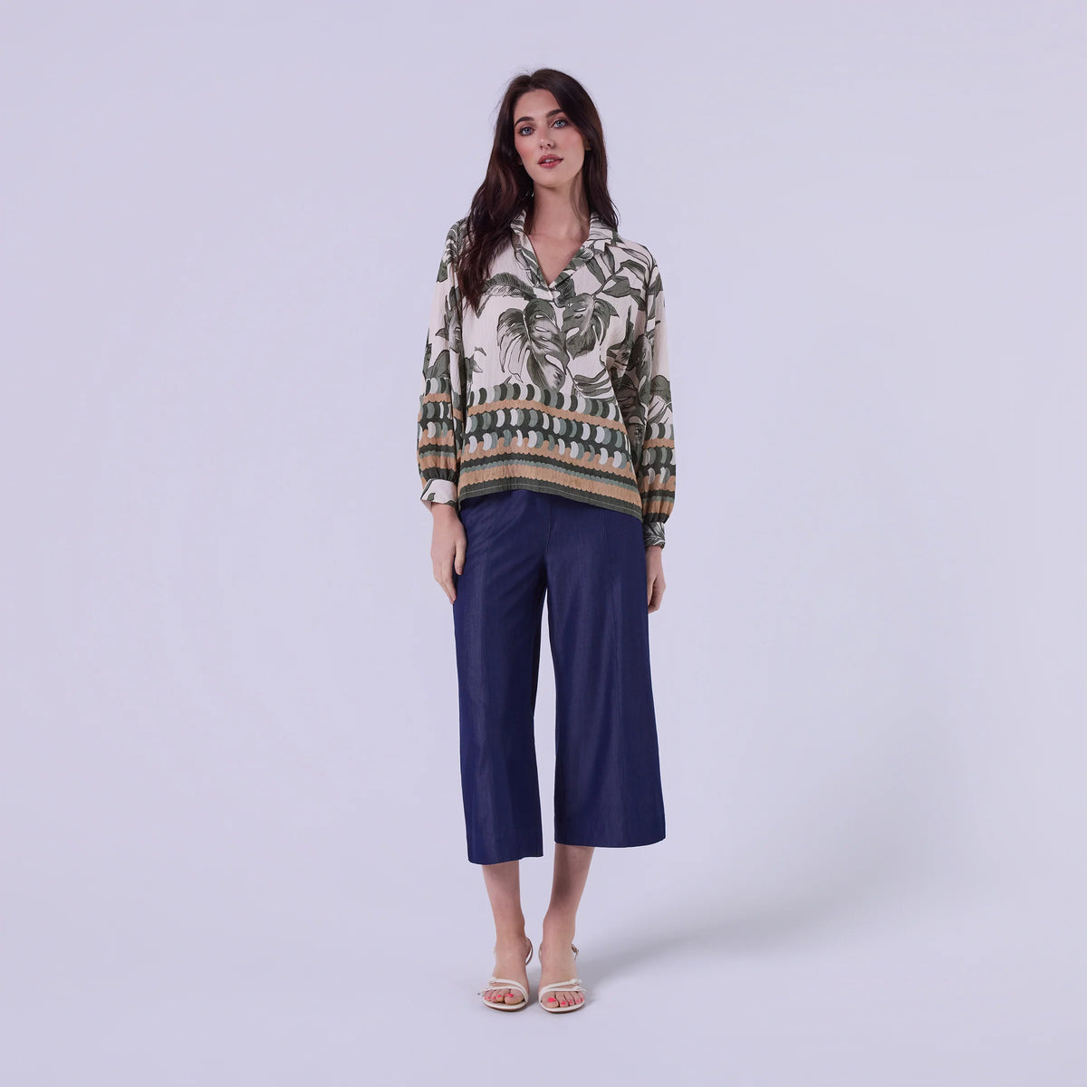 Print Top | Army Green