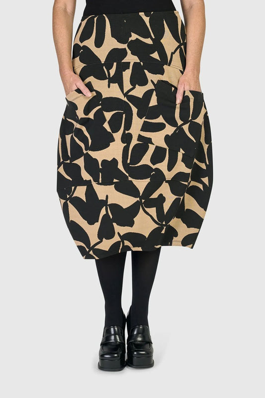 Pippa Cocoon Skirt | Blackout