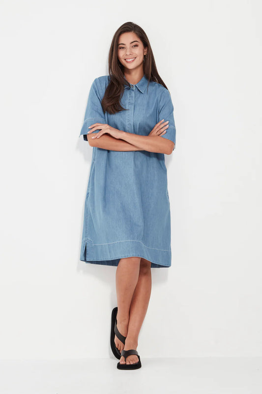 Alex Dress | Denim