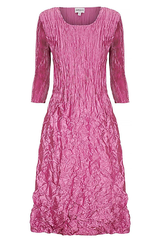 Alquema 3/4 Sleeve Smash Pocket Dress | Glossy Pink Orchid_Shop12