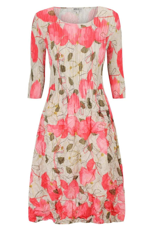 Alquema 3/4 Sleeve Smash Pocket Dress | Wild Flowers_Shop 12