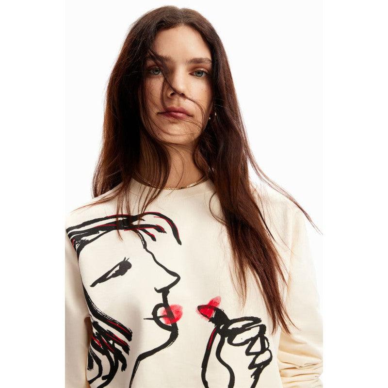 Desigual Arty Illustration Sweatshirt_Shop 12