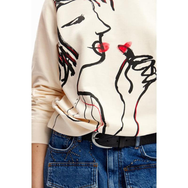 Desigual Arty Illustration Sweatshirt_Shop 12