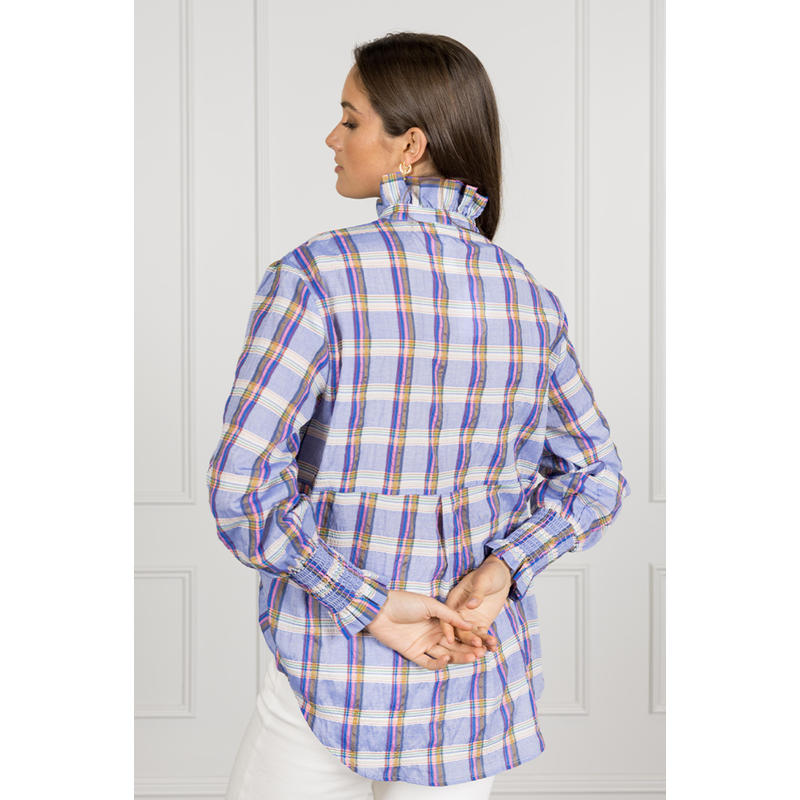 Zjoosh Ayre Plaid Shirt | Blue_Shop12