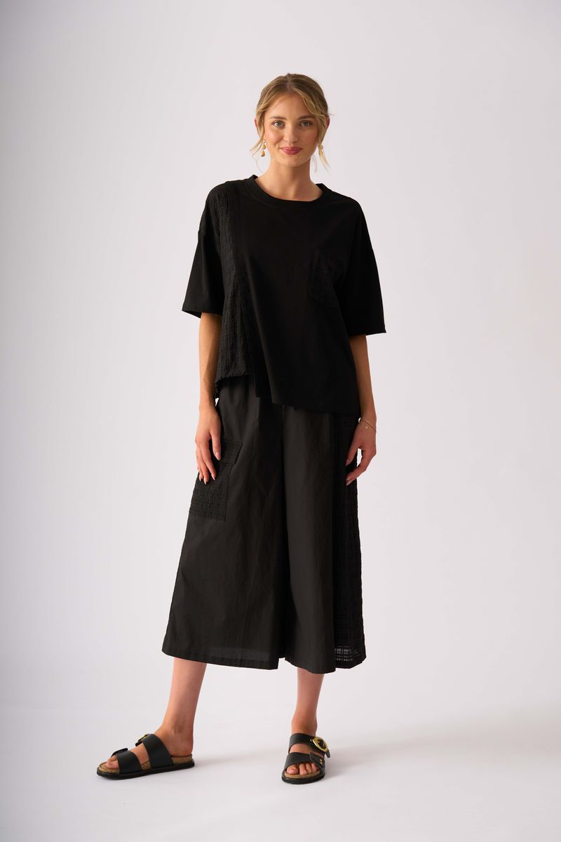 Wonderweave Tee | Black