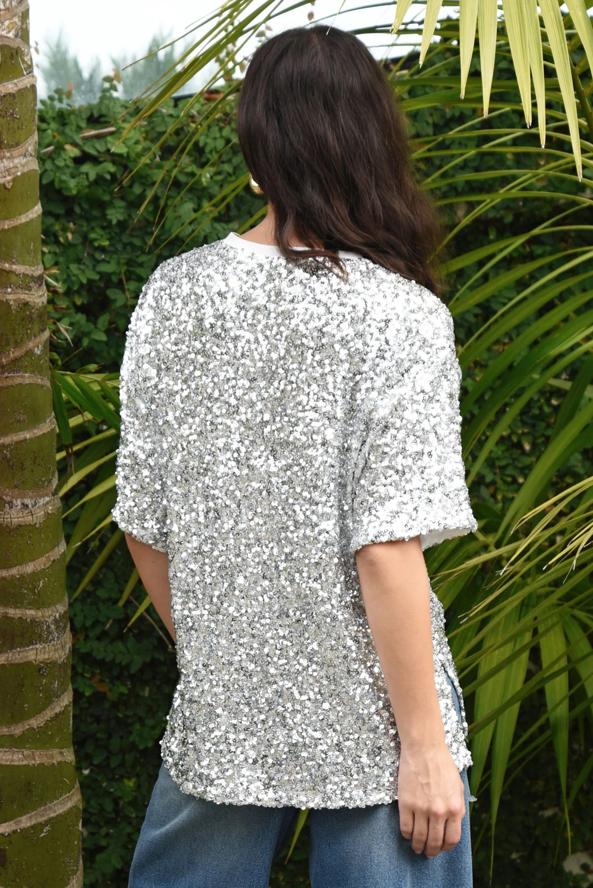 Shine Queens Top | Silver