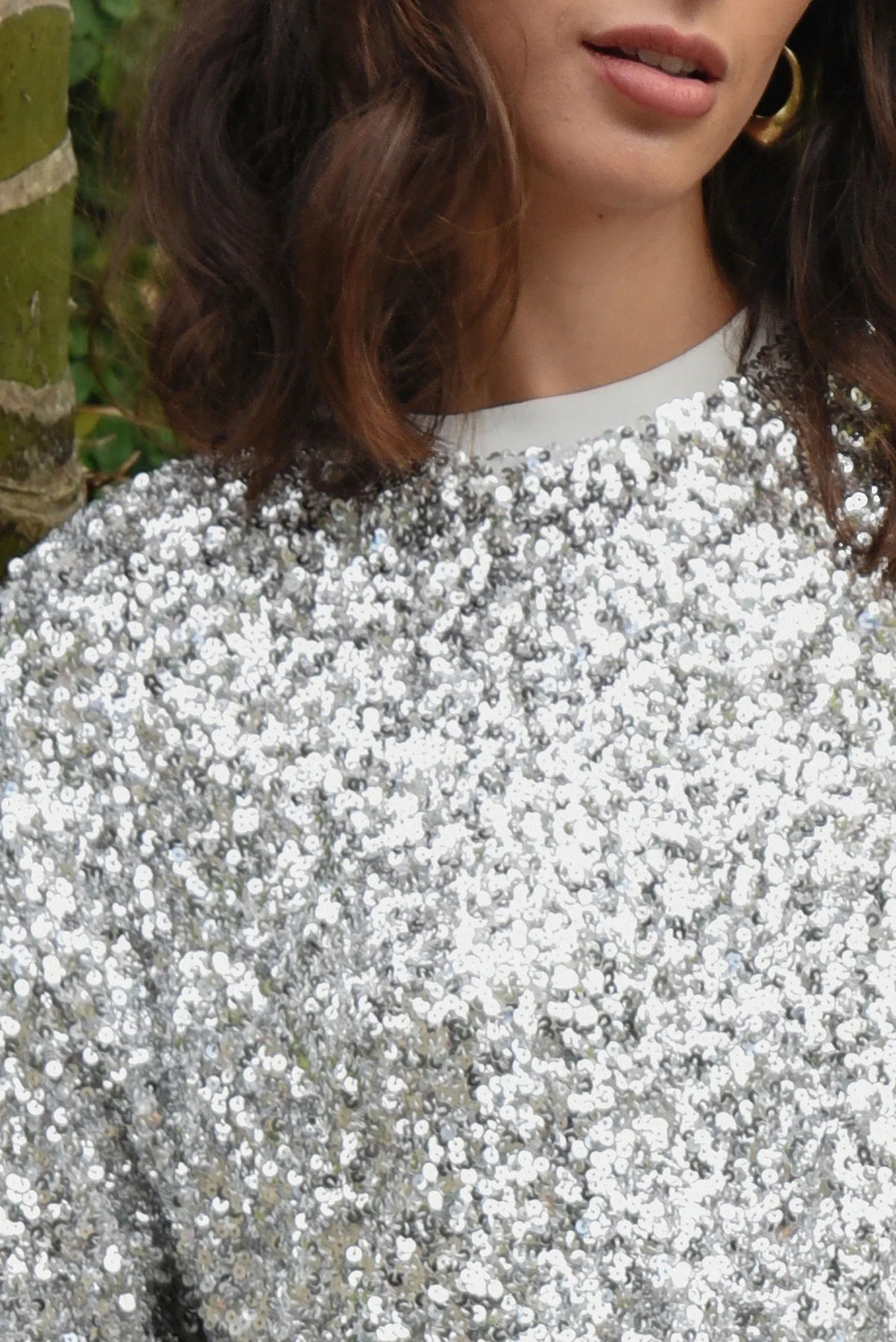 Shine Queens Top | Silver