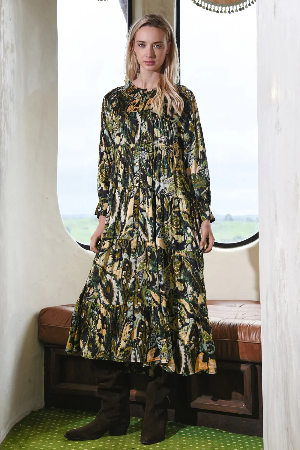 Sway All Day Dress | Khaki