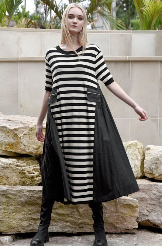 Cozy Couture Dress | Stripe