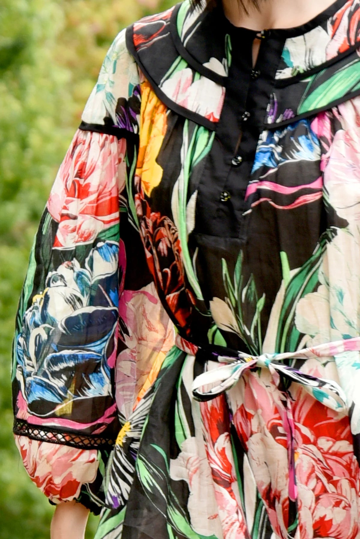 Maximum Volume Dress | Black Floral