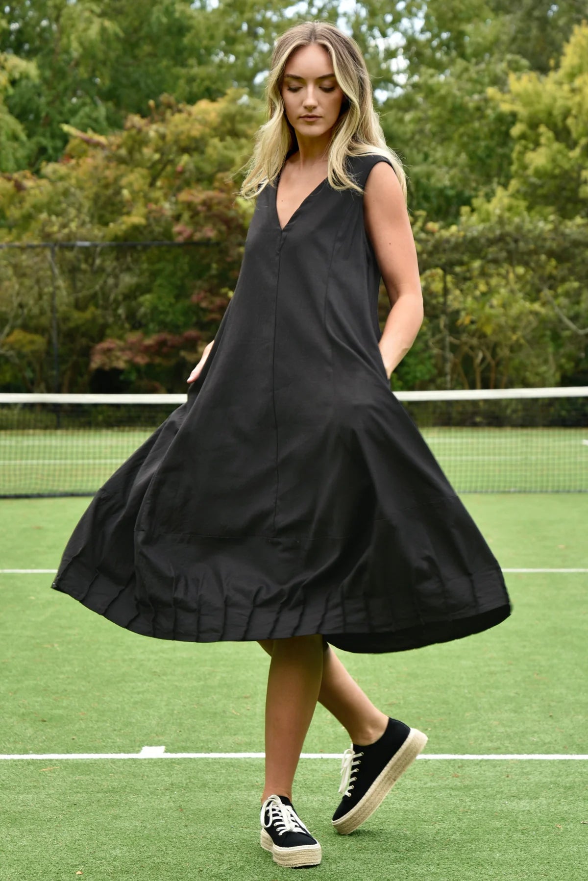 Mixed Messages Dress | Black