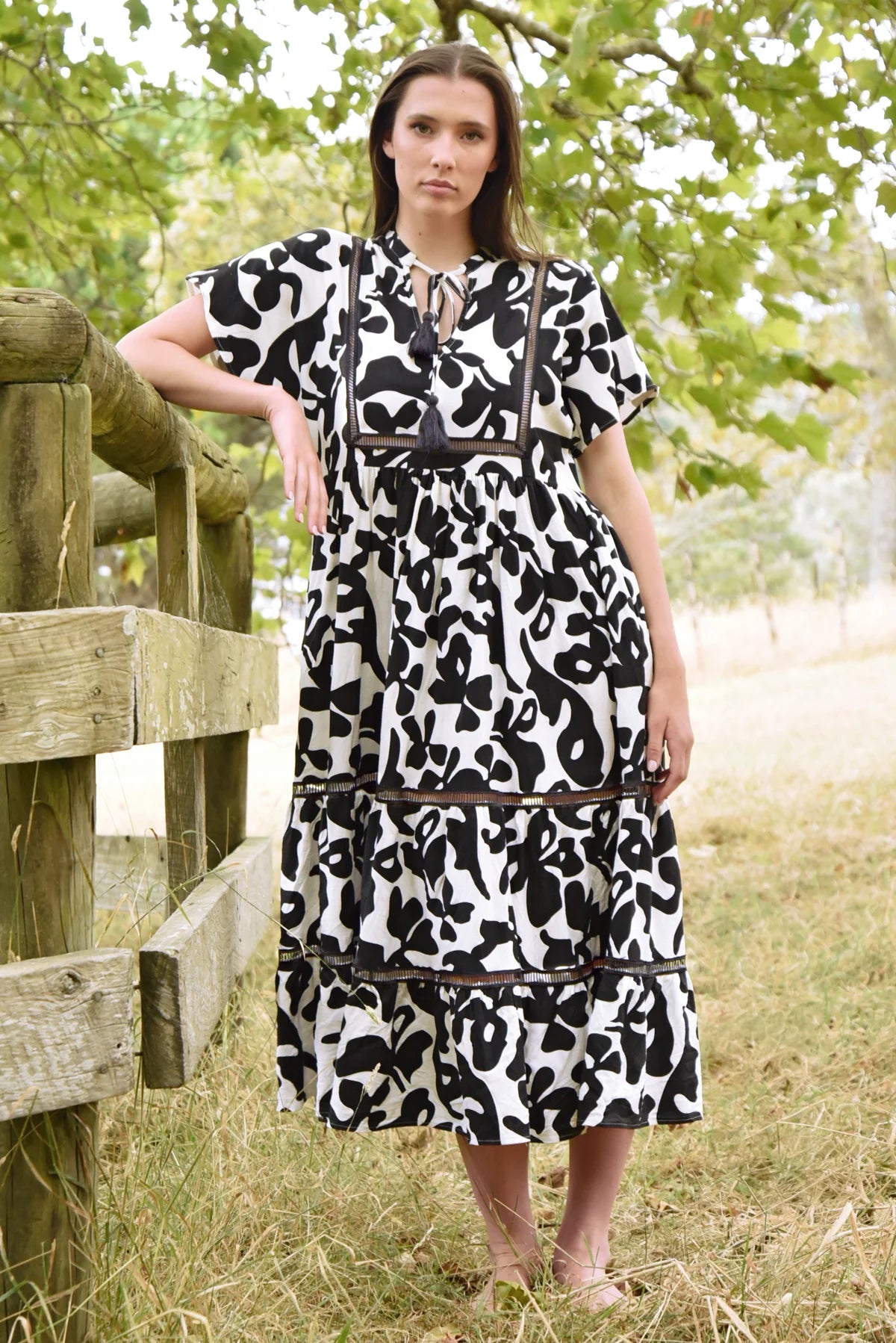 To The Max Dress | Black/White