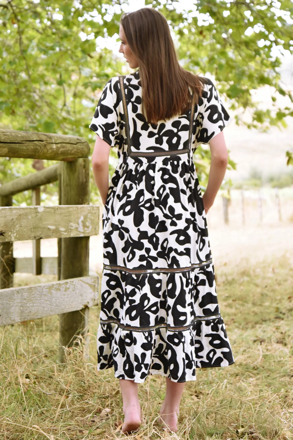 To The Max Dress | Black/White