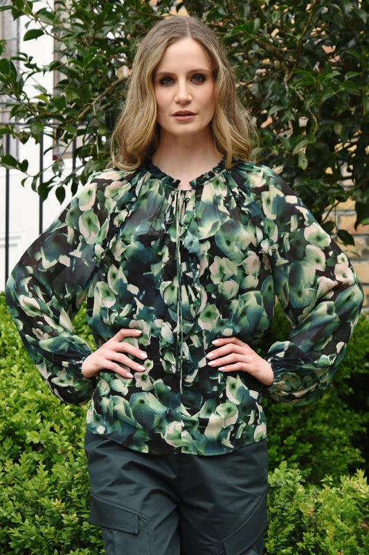 Open Season Blouse | Green