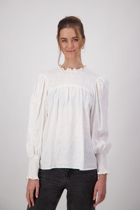 Briarwood | Claire Linen Shirt | White_Shop12
