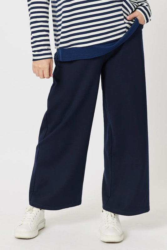 Kimmy Ponti Pant | Navy