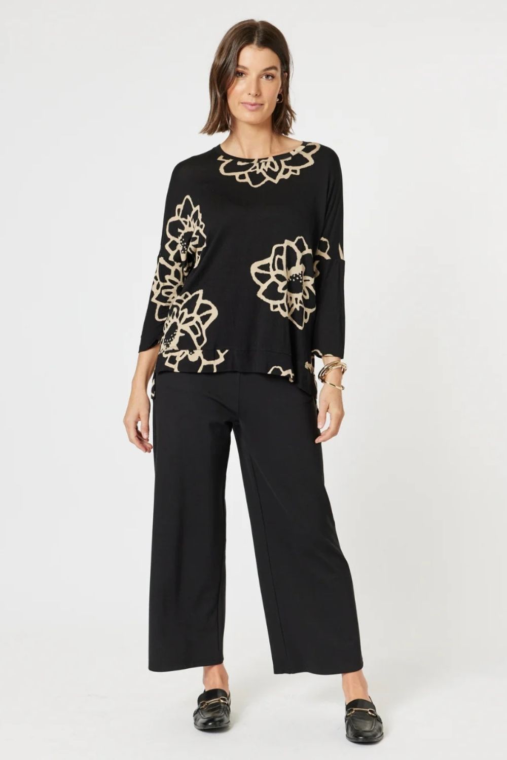 Lourve Top | Black/Natural
