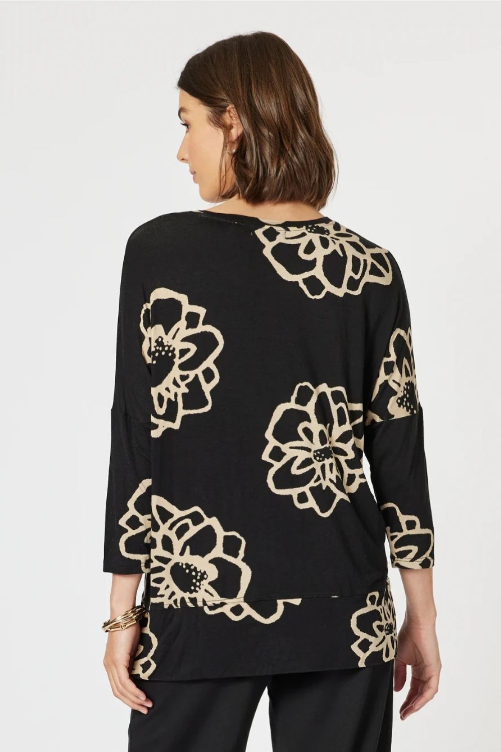 Lourve Top | Black/Natural