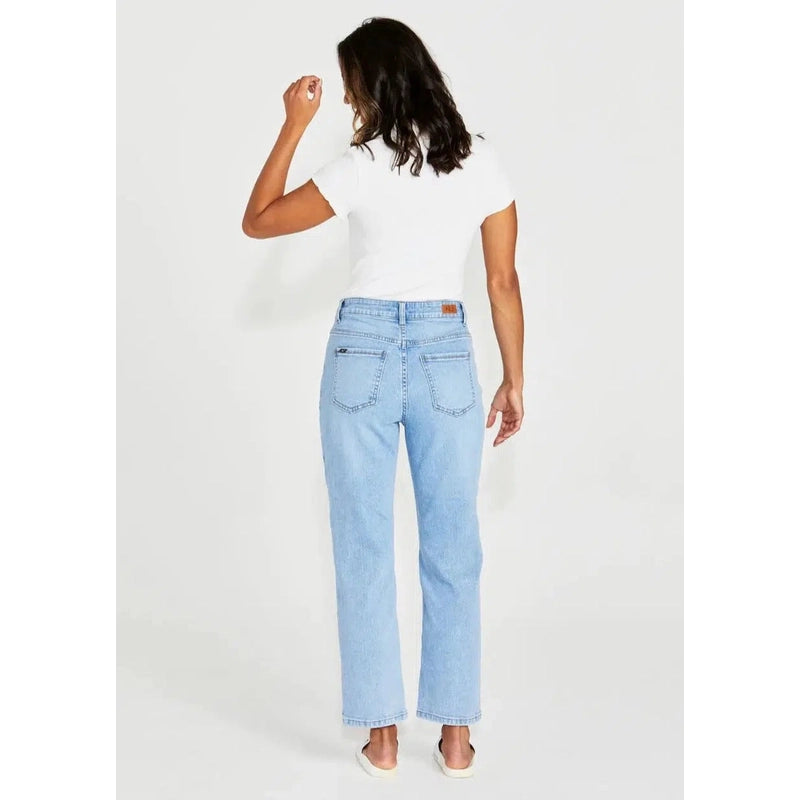 Straight leg ankle grazer jeans cheap