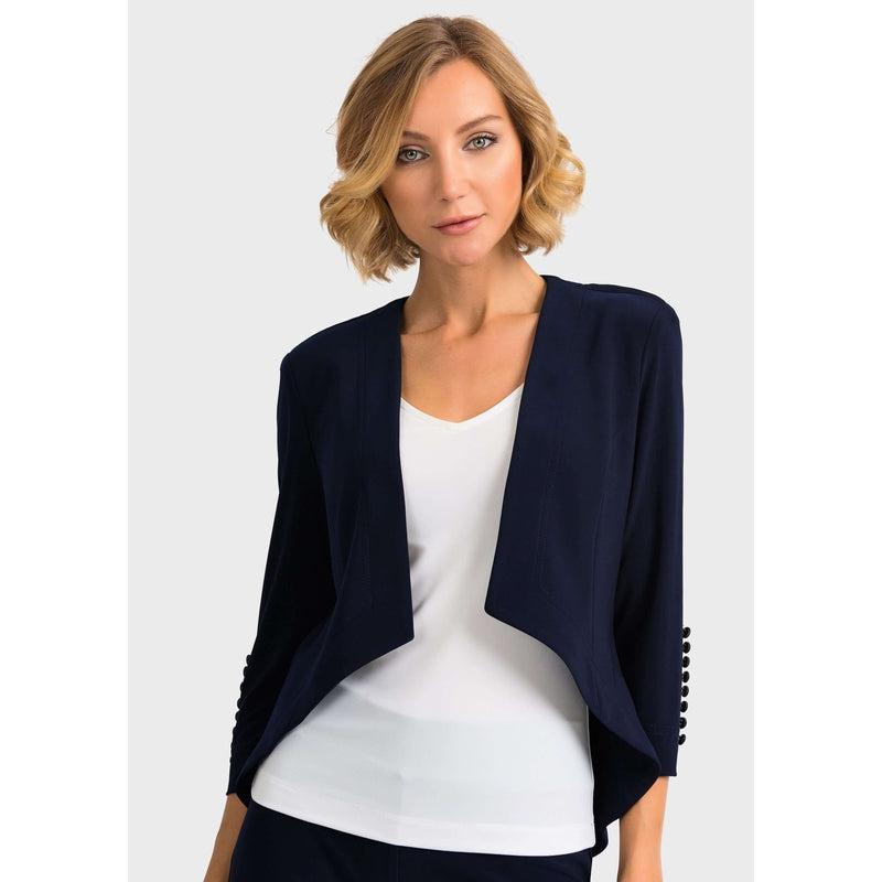 Cropped Jacket | Midnight-Joseph Ribkoff-Shop 12 Bendigo