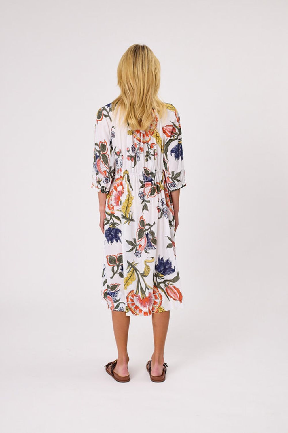 Frankie Dress | White Multi