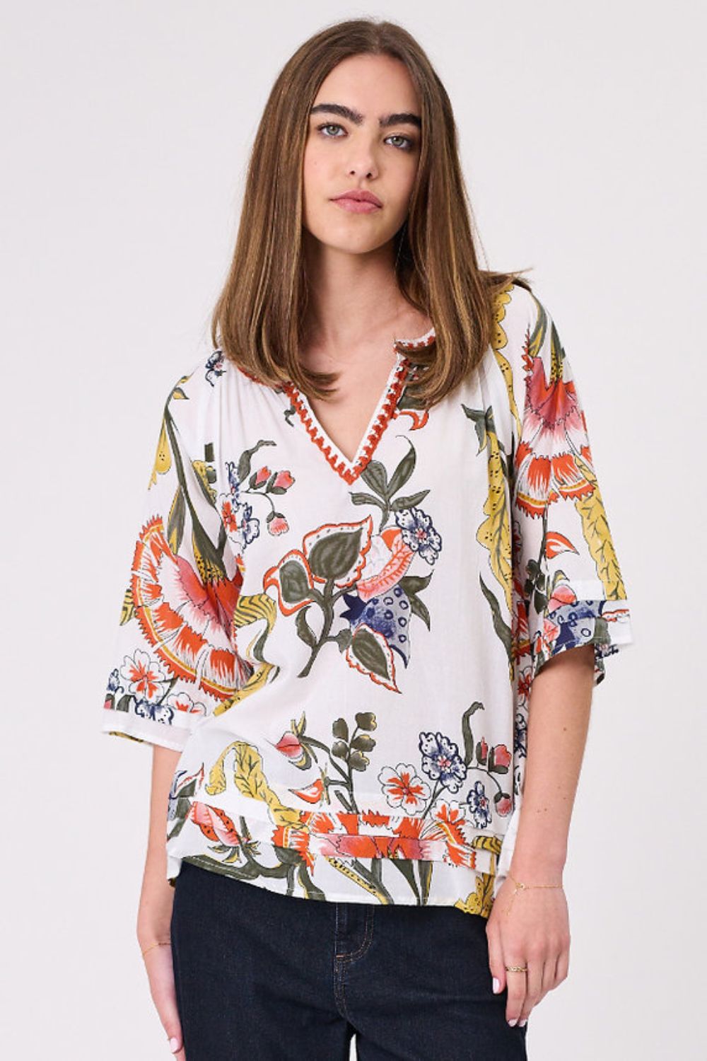 Fankie Top | White Multi