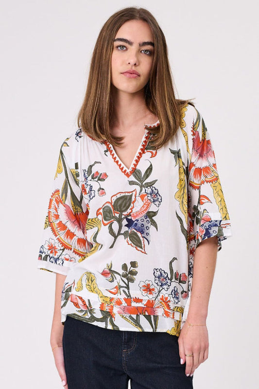 Fankie Top | White Multi