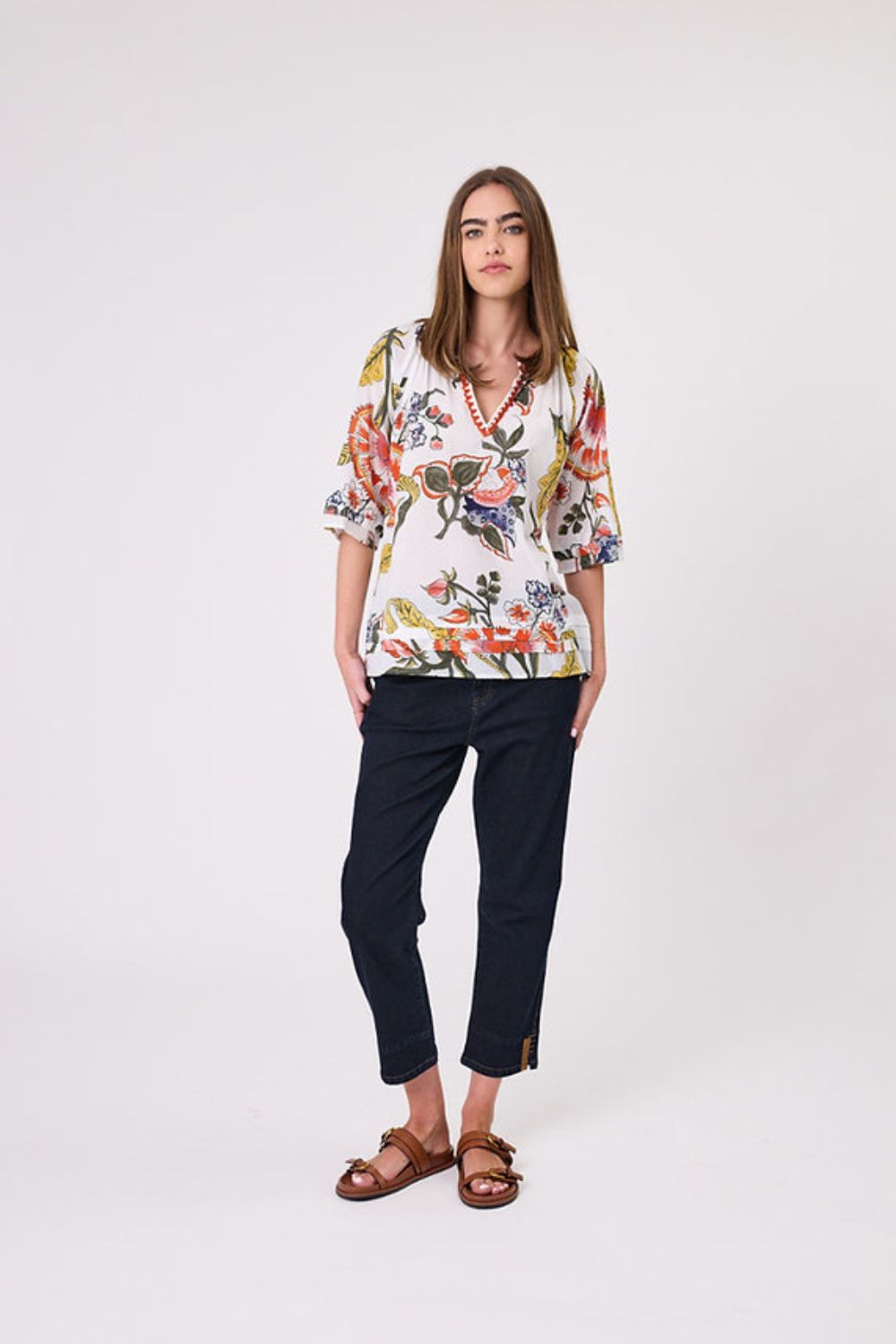 Fankie Top | White Multi