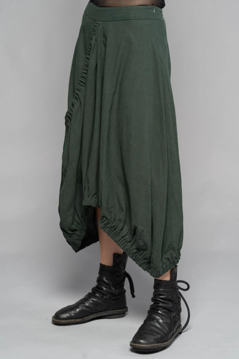 Shuffle Elastic Skirt | Seaweed