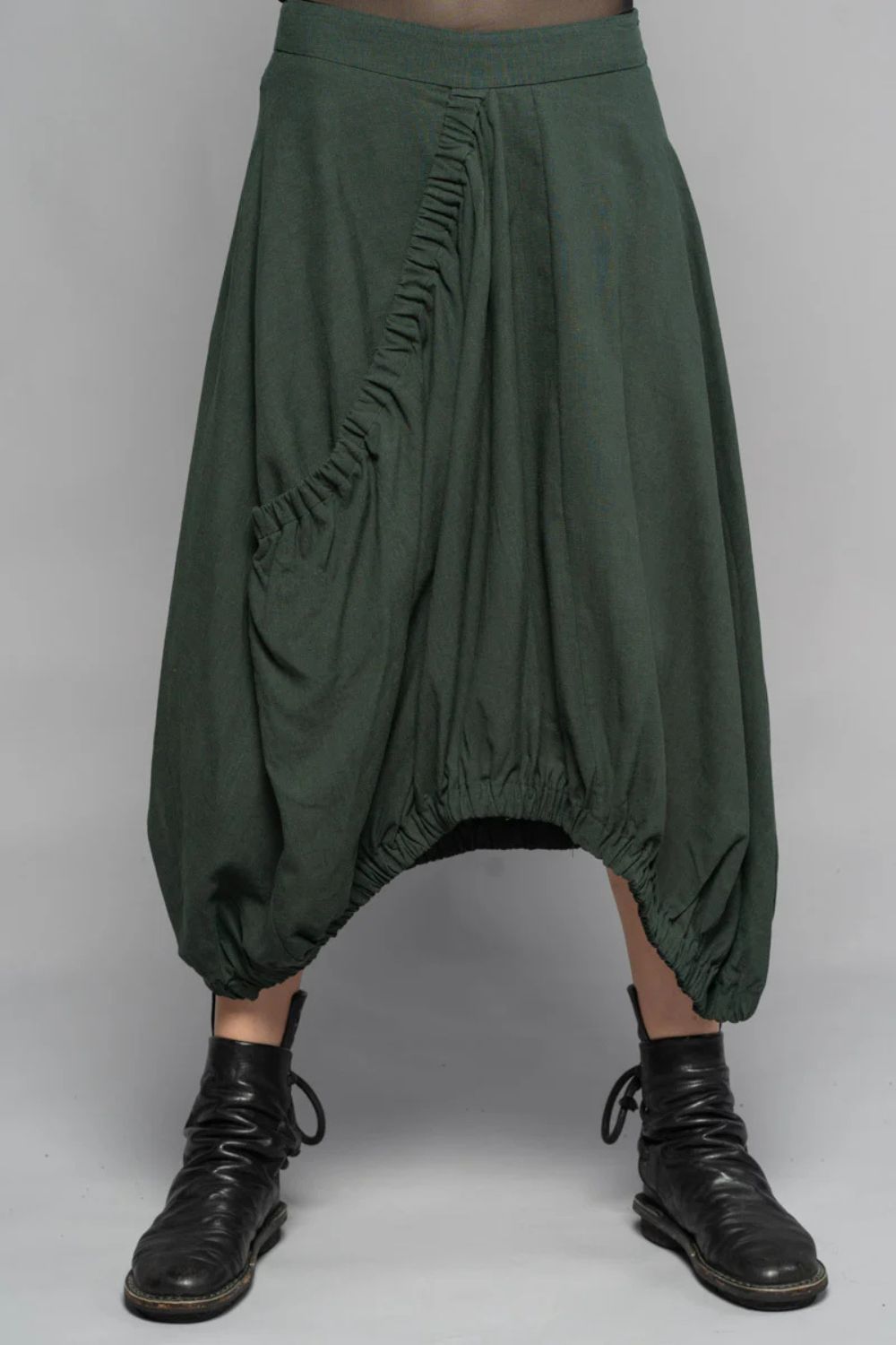 Shuffle Elastic Skirt | Seaweed