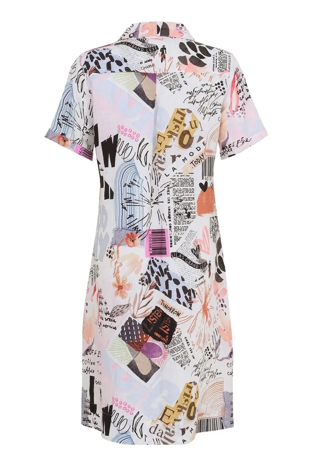 Coffee Time Linen Dress | 25654
