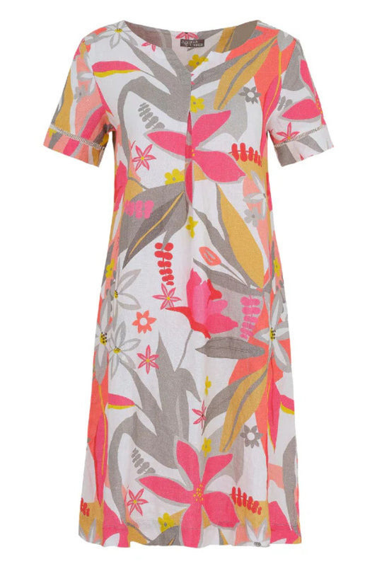 A Smell of Gardenia Linen Dress | 25703