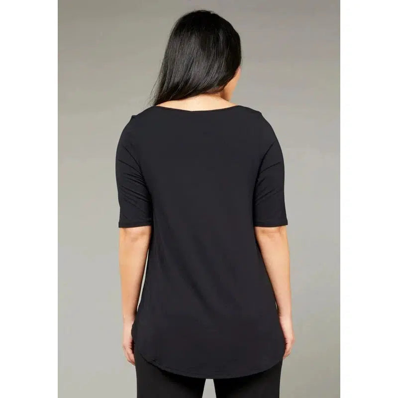 Elbow Swing Tee | Black-Tani Australia-Shop 12 Bendigo