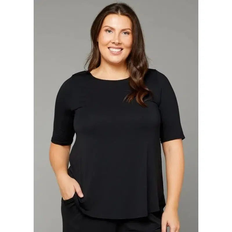 Elbow Swing Tee | Black-Tani Australia-Shop 12 Bendigo