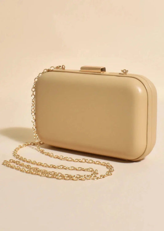 Emmaline Structured Event Clutch | Nude-Adorne-Shop 12 Bendigo