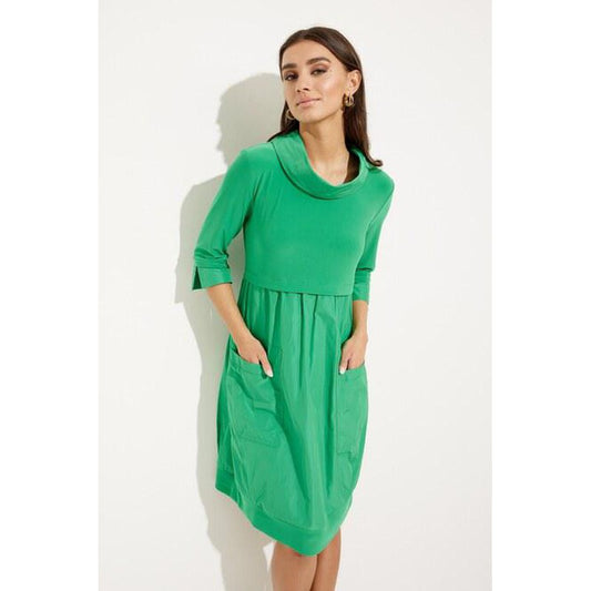 Empire Dress with Balloon Skirt | Apple green-Joseph Ribkoff-Shop 12 Bendigo