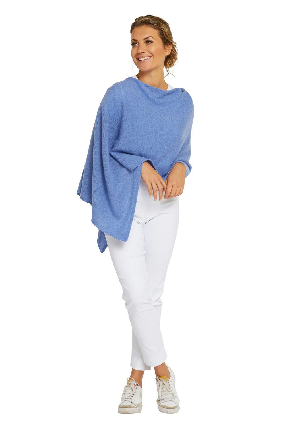 Cashmere Topper | Cornflower